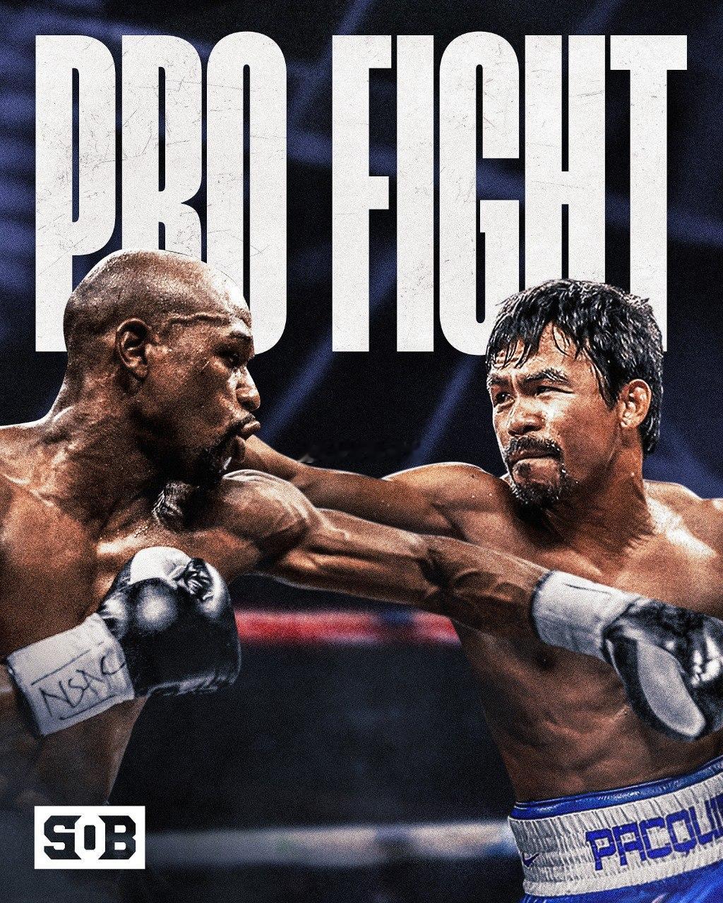 拳坛速递 曼尼·帕奎奥Manny Pacquiao刚刚透露，他与弗洛伊德·梅威瑟