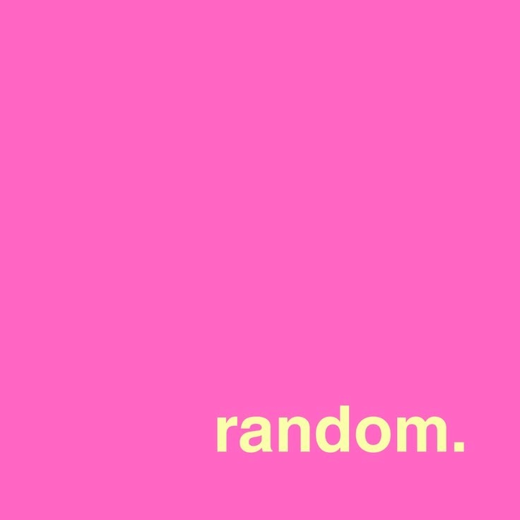 random. 