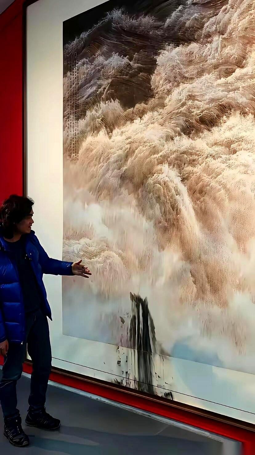 我跟你讲，这幅画本来都快废了。
上面有个特别刺眼的污点，怎么看怎么别扭。
结果你