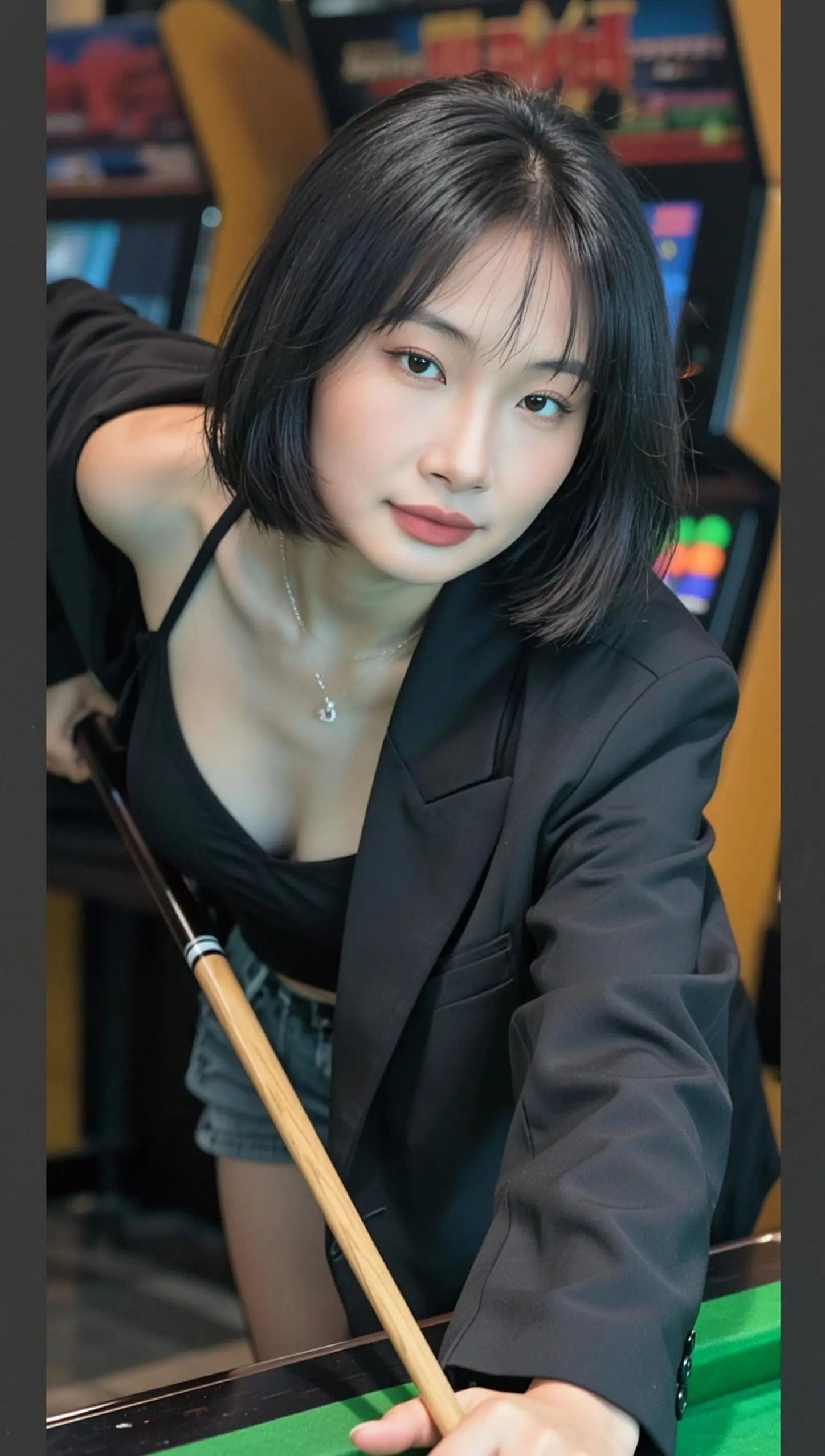 AI台球酷写真 ai创作