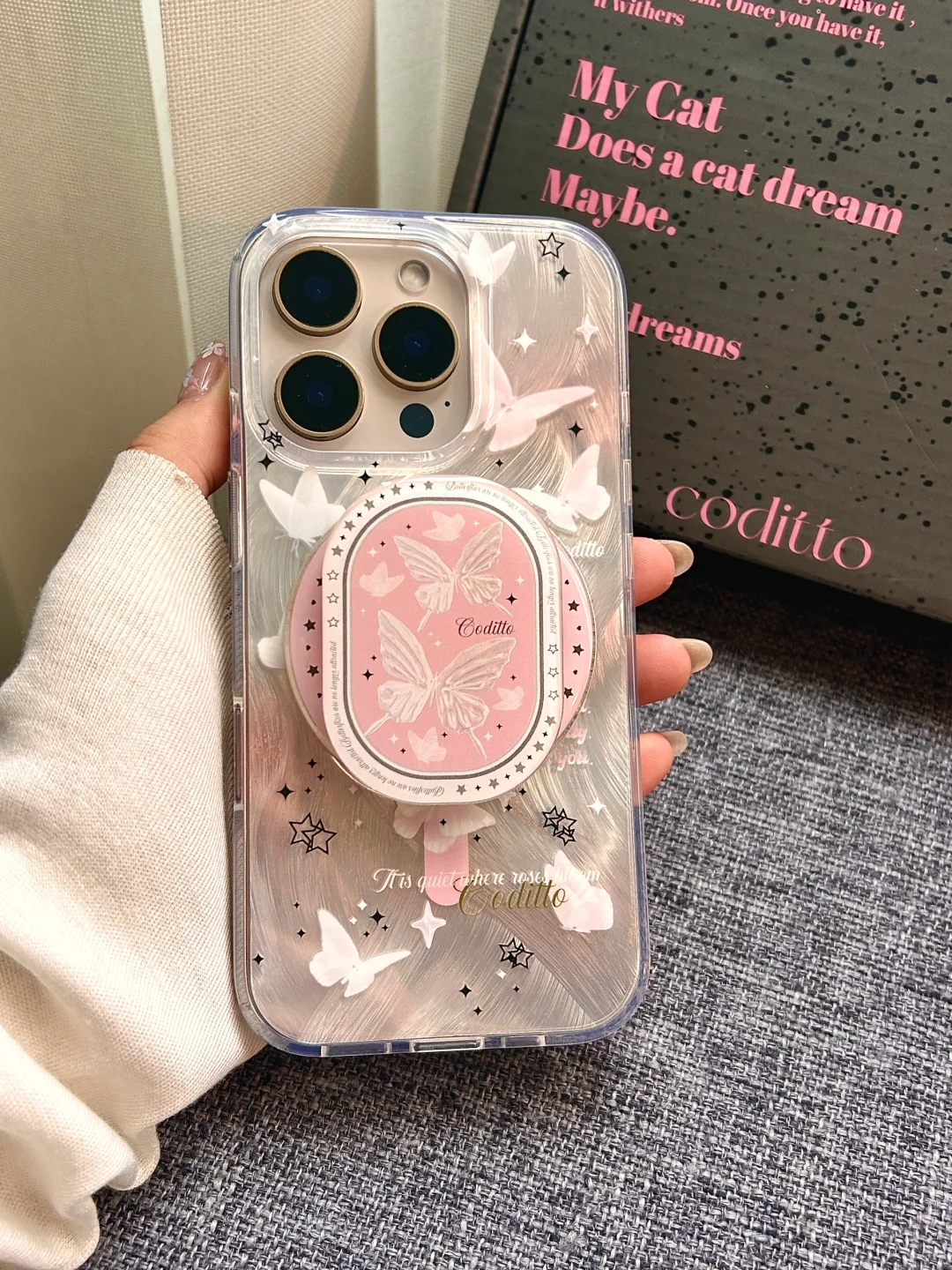 很喜欢的bling闪高颜值磁吸手机壳耶！！！