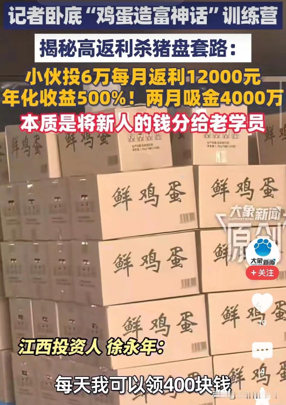 终于弄明白了，
为什么有些人的鸡蛋，能免费吃还能年赚500%。

不是商业模式创