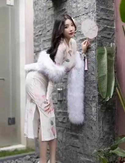 杨晨晨——新中式旗袍，勾勒完美身体曲线！