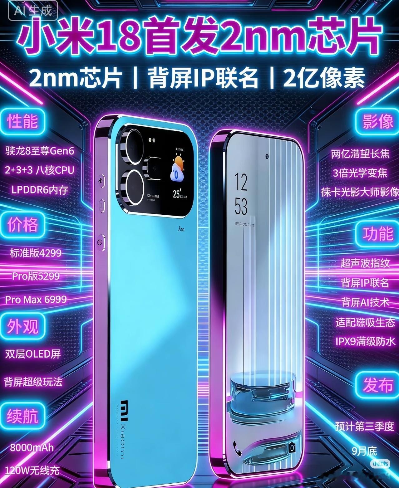 小米18将首发高通2nm处理器高通2nm处理器小米18全球首发!