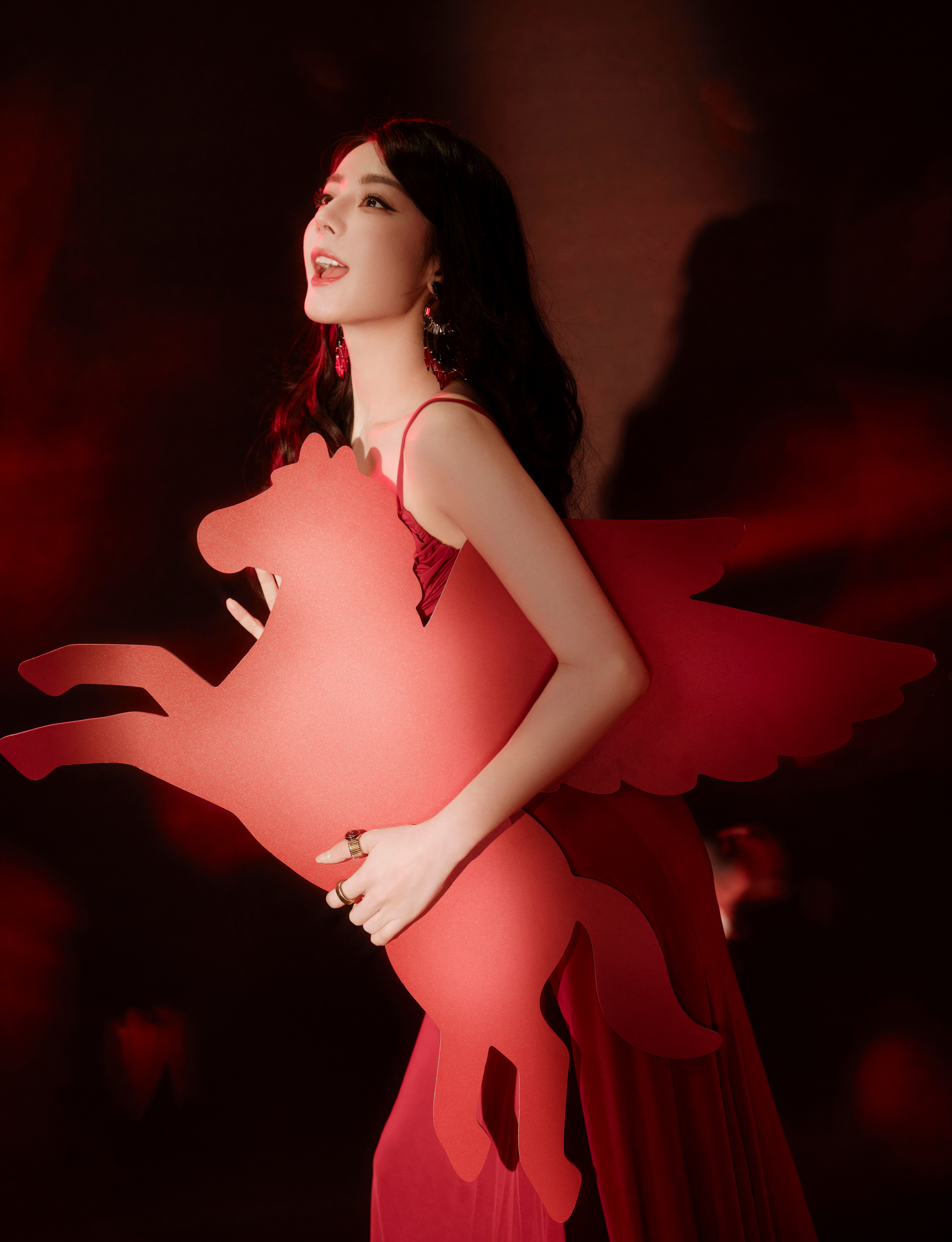 迪丽热巴马上迎红运妆❤️🔥❤️🔥❤️🔥祝大家新年快乐马到成功化妆：金鹤龙?