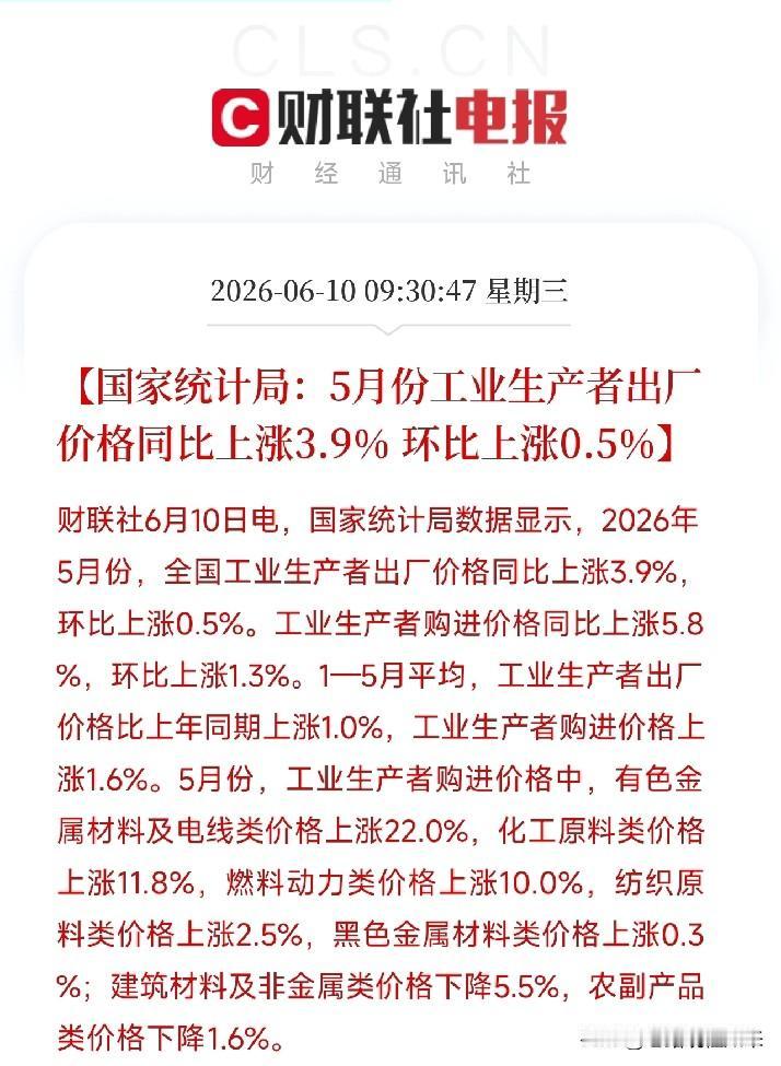 物价要涨？别慌！刚刚公布的这组数据，先看清谁在涨、谁在跌

如果你感觉最近买东西