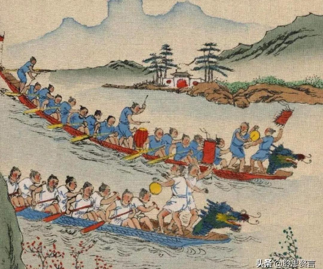 上联，龙舟水上赛龙舟，端午

下联，？？？
