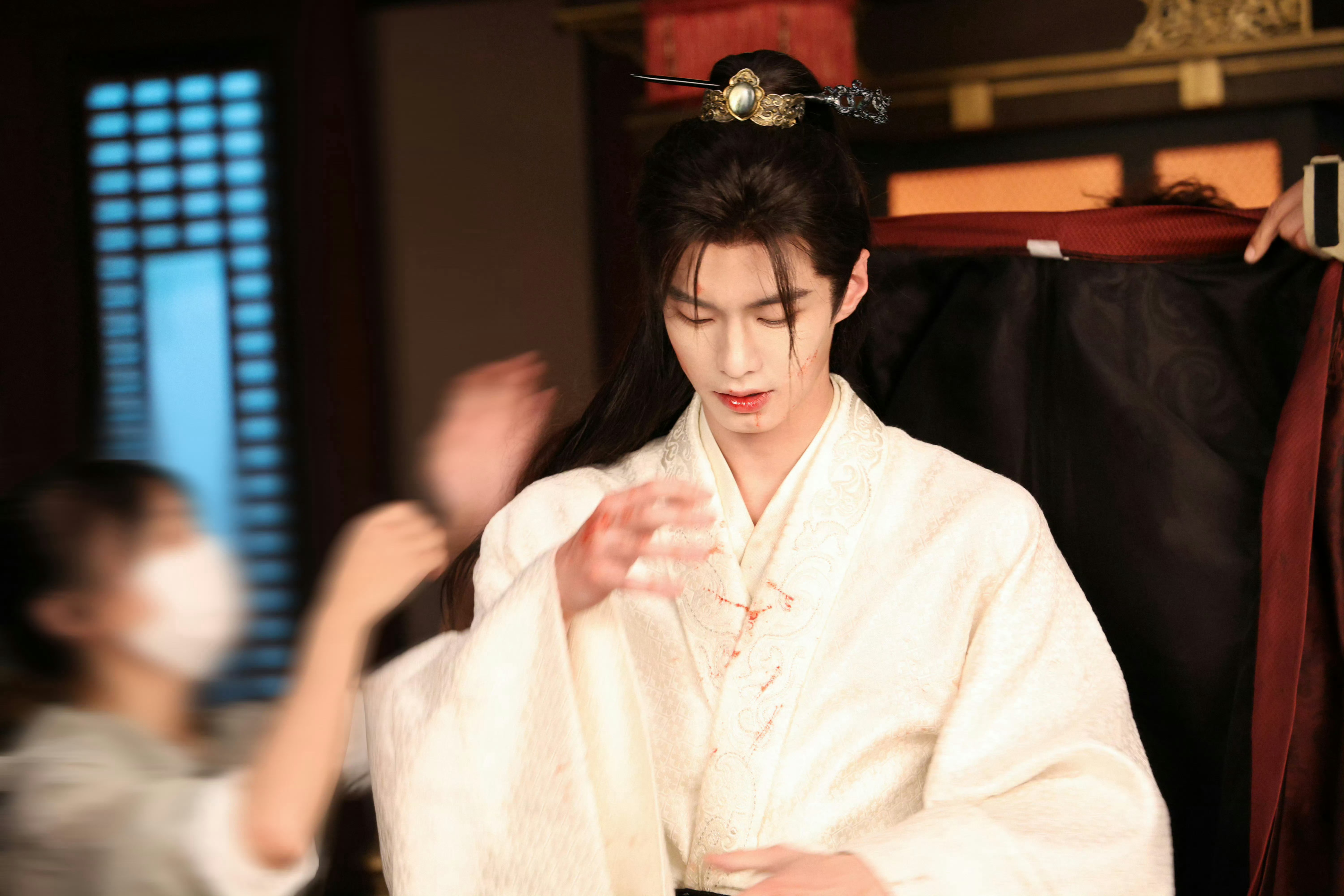 何与古风写真书卷系美男何与也有古风小生图鉴⚖️书卷系美男天花板，一袭长衫文雅脱俗