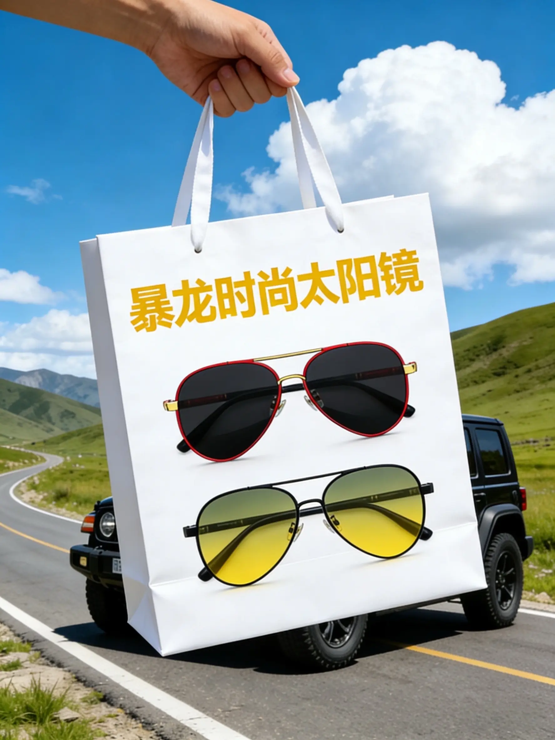 墨镜一戴谁也不爱 墨镜一戴我就飘 男士偏光太阳镜 出门必备 偏光太阳镜