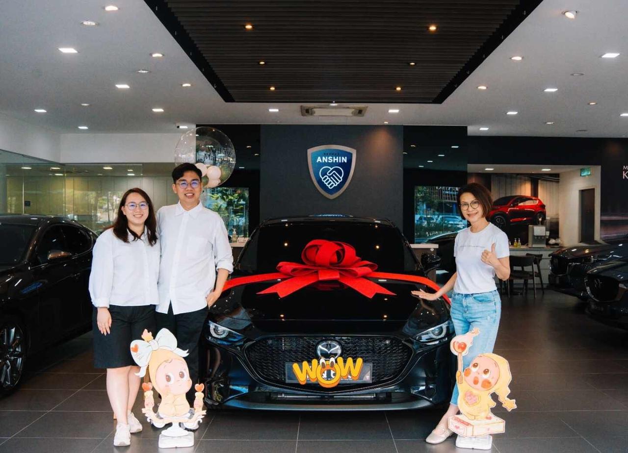 🚗✨ 今日交車啦！Mazda3 1.5
恭喜車主喜提新車 🎉
由選車、安排，