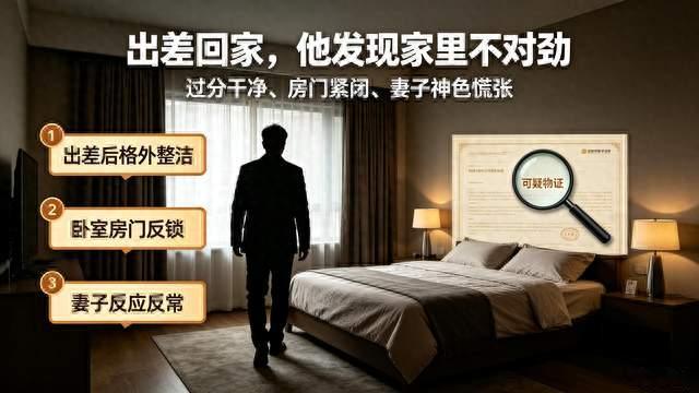 出差回家撞见不堪一幕，他剪床单做DNA