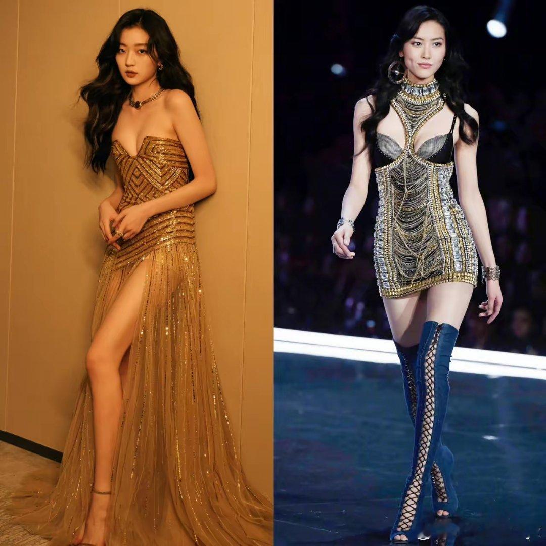 左边是29岁的孙千，身高172，演员，右边是38岁的刘雯，身高178，模特，一个