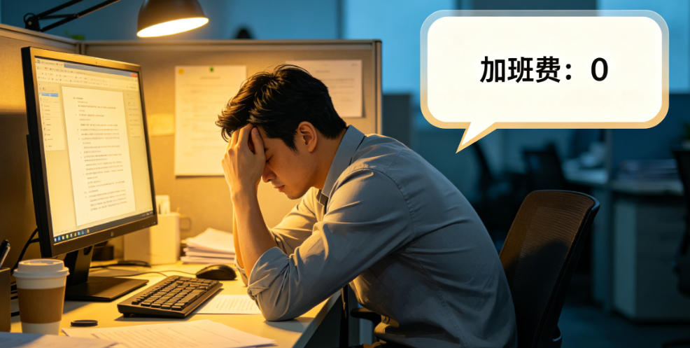 #加班没审批就白加了吗#【安徽时评 | #加班不应是沉默的无偿奉献#】在职场中，