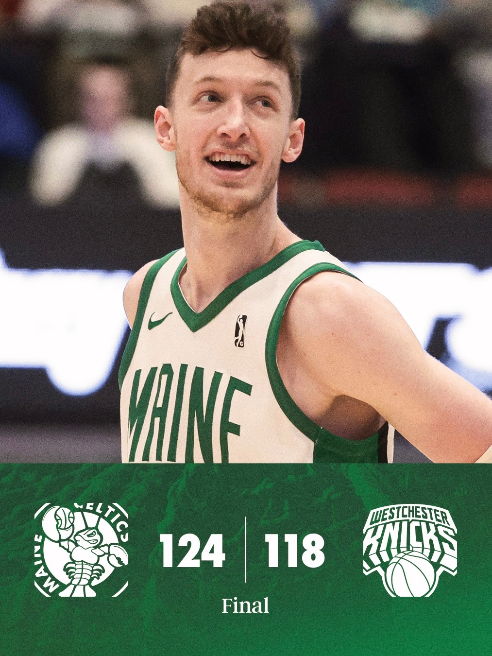 缅因州凯尔特人 124-118 ! Celtics Win ! 缅因州凯尔特人队
