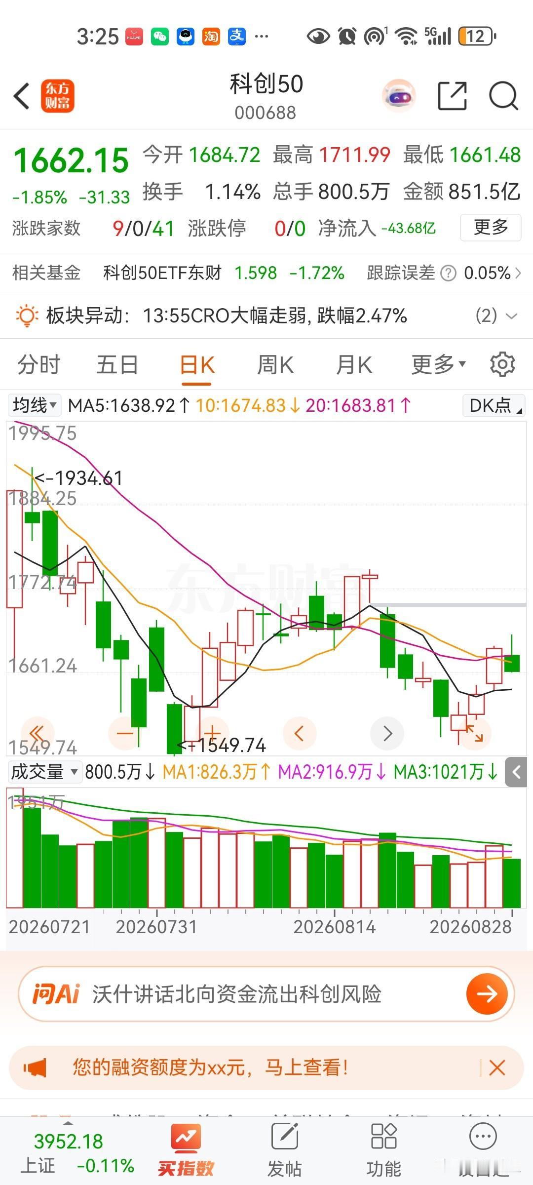 全球股市大涨，股市出现单边下跌，这是典型的熊市，连反弹都没有