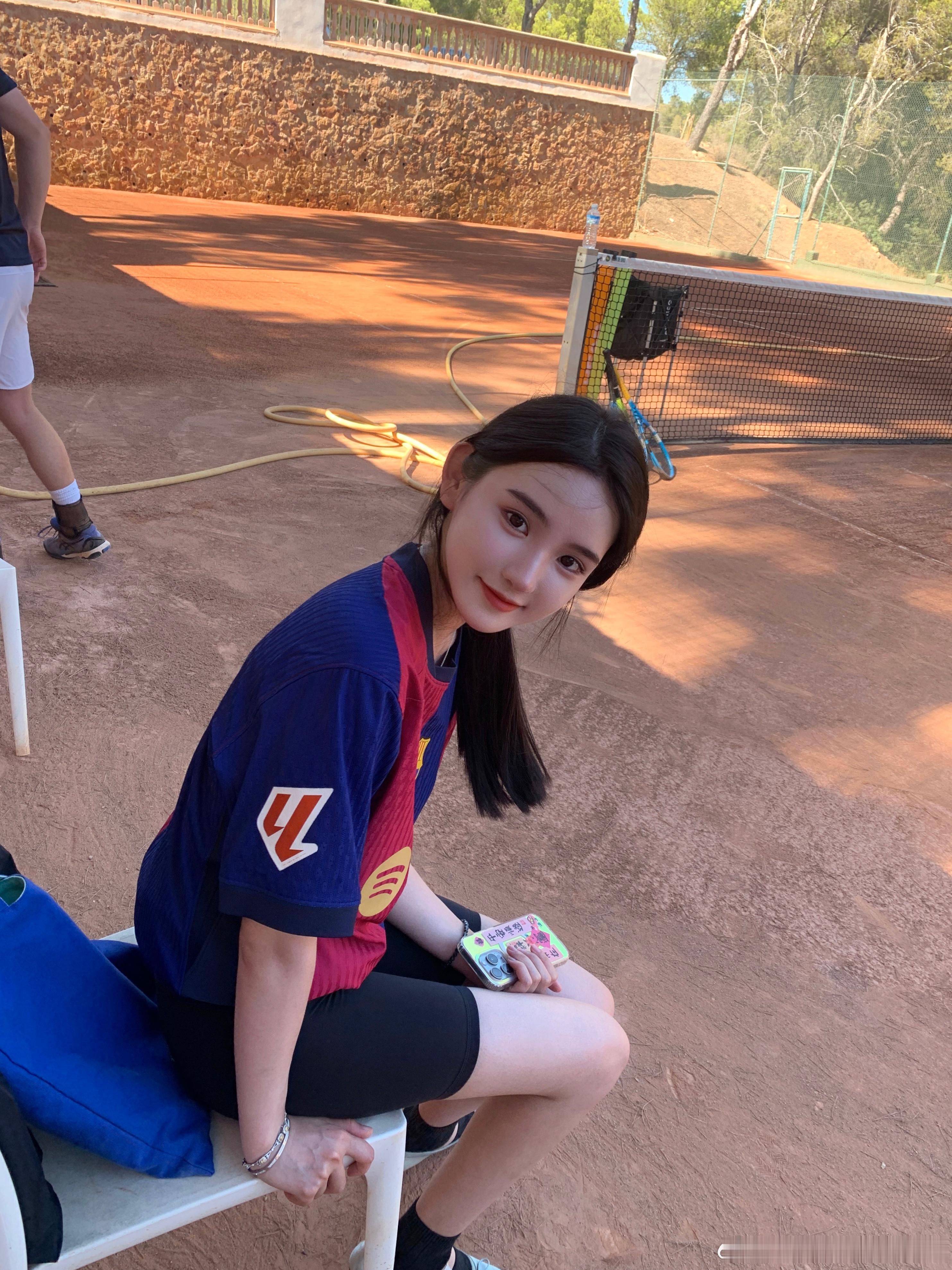 clay court一下🎾  ​​​
