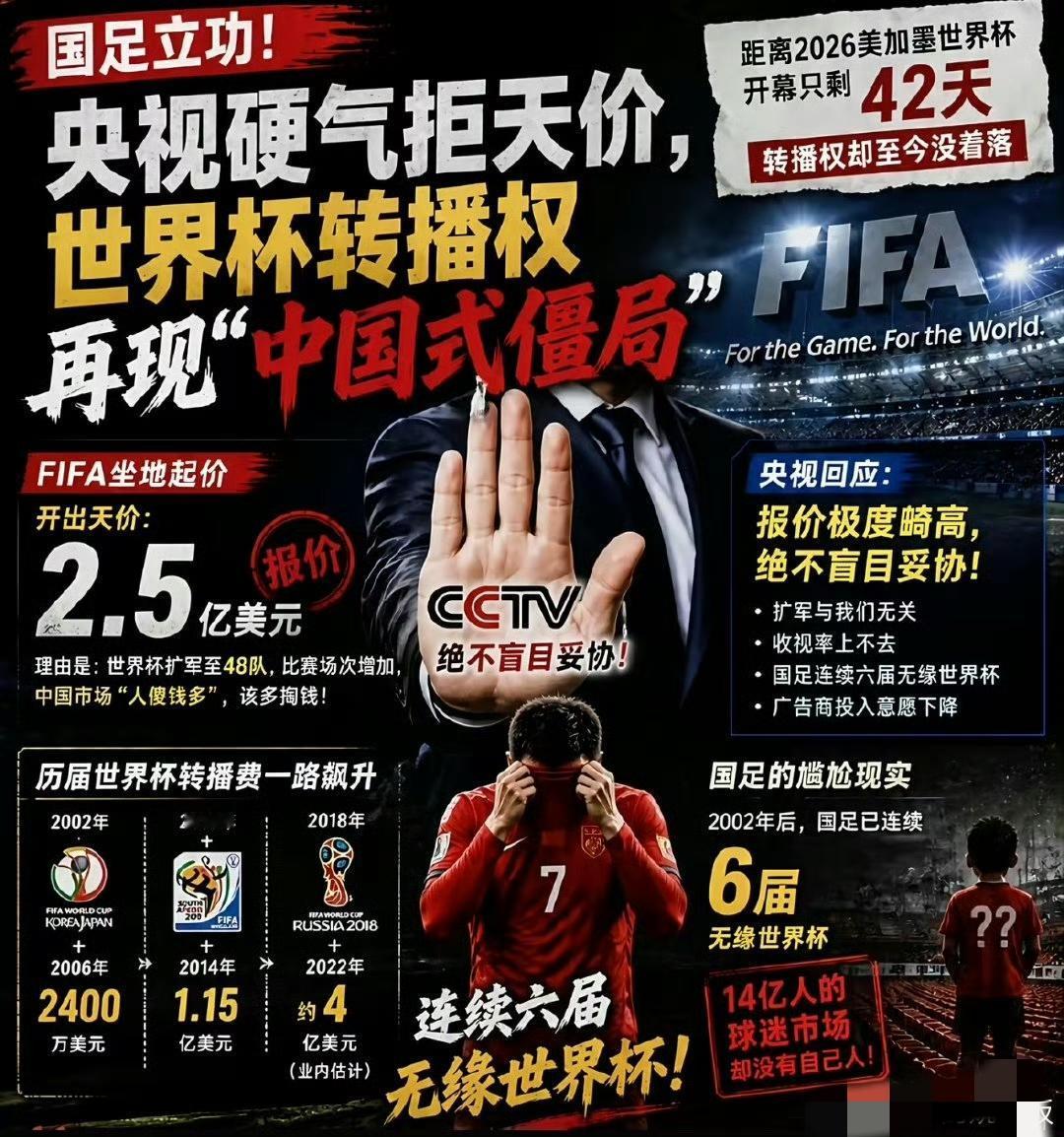 我们爱足球，但我们不傻！同样是14亿人口，对印度报价3000万美元，对中国报价高