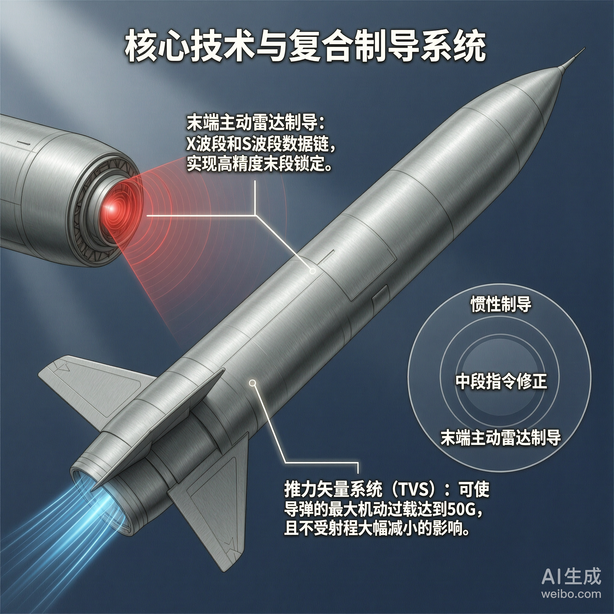 军事ai新视野 美国RIM-162改进型“海麻雀”舰对空导弹RIM-162改进型