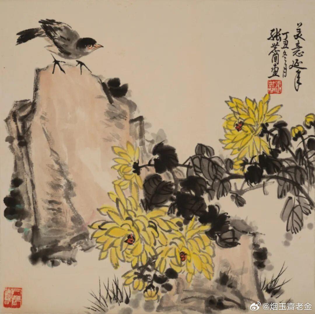 张世简的绘画作品，简直就是一场视觉盛宴。他生于1924年，逝于2009年，一生创