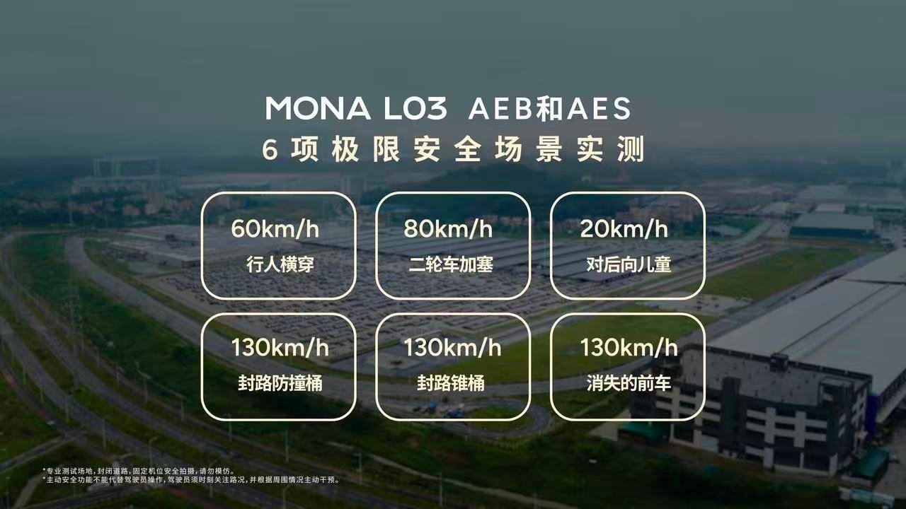 MONAL03将30万级安全能力带到15万小鹏MONAL03最高AEB工作时速1