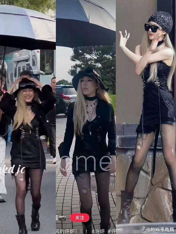 赵露思快给站姐打钱吧，五五分身材每次p成九头身也是挺牛的，头发多显得头大，头发长