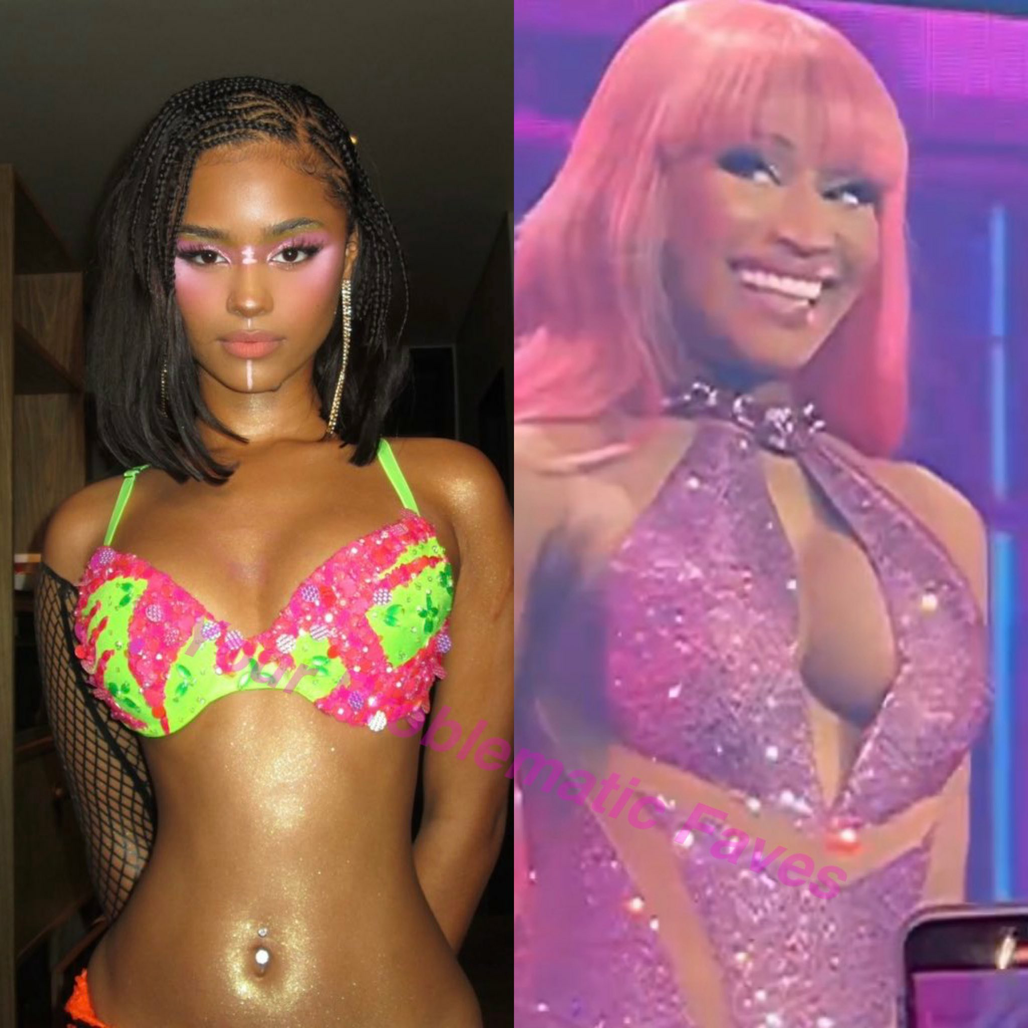 泰辣手撕麻辣鸡？！Tyla今天转发一条要求麻辣鸡Nicki Minaj退出娱乐圈