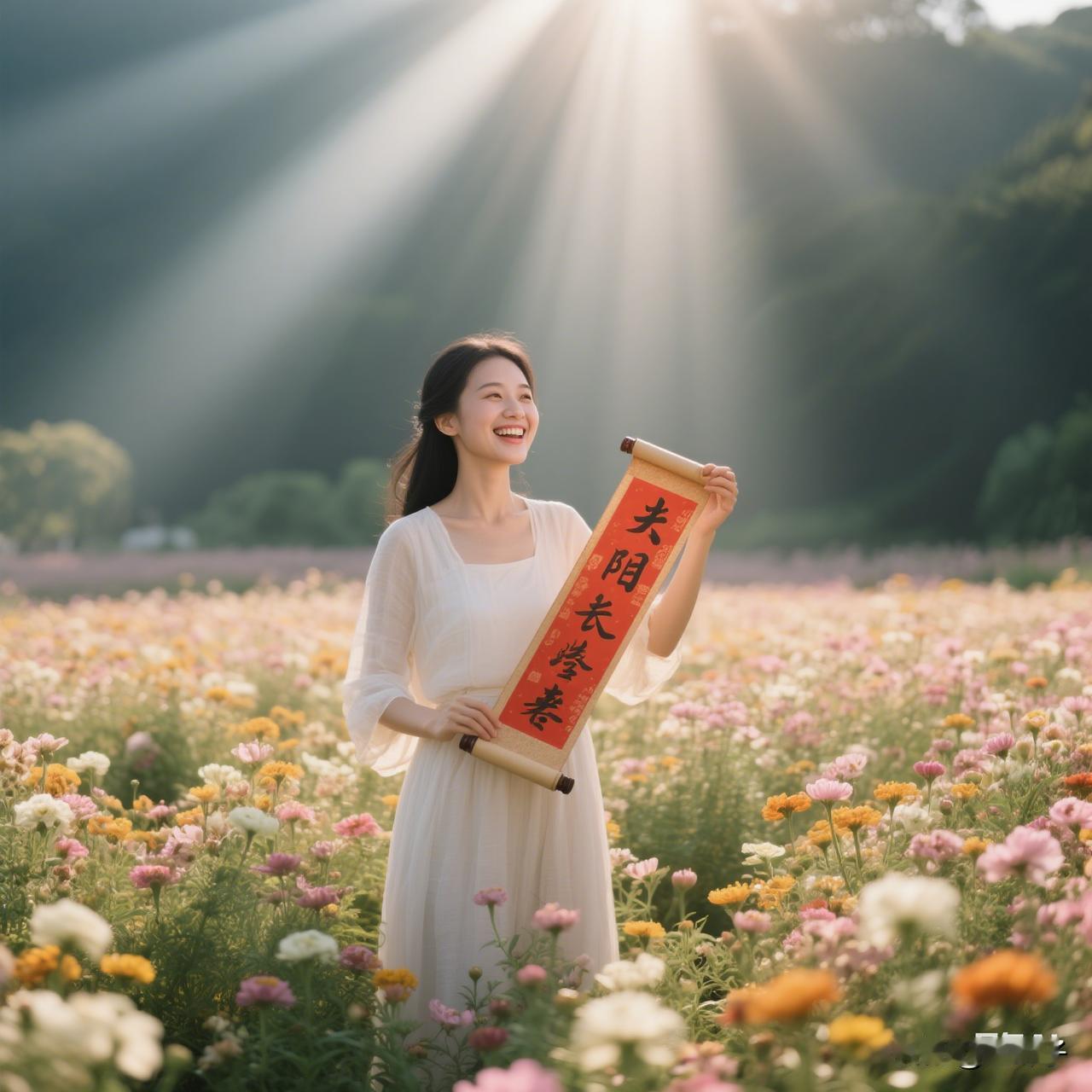 上联：参破人生聚散
赏析：下联 “悟透岁月沉浮” 展现出一种历经沧桑后对时光流转