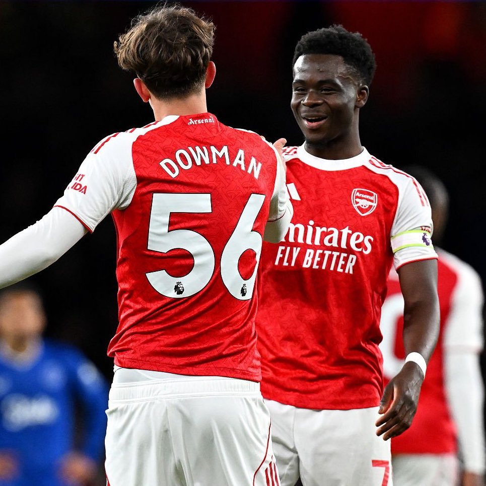 BBC体育统计，阿森纳在本赛季英超中留给自家青训球员的总出场时间(2536分钟)