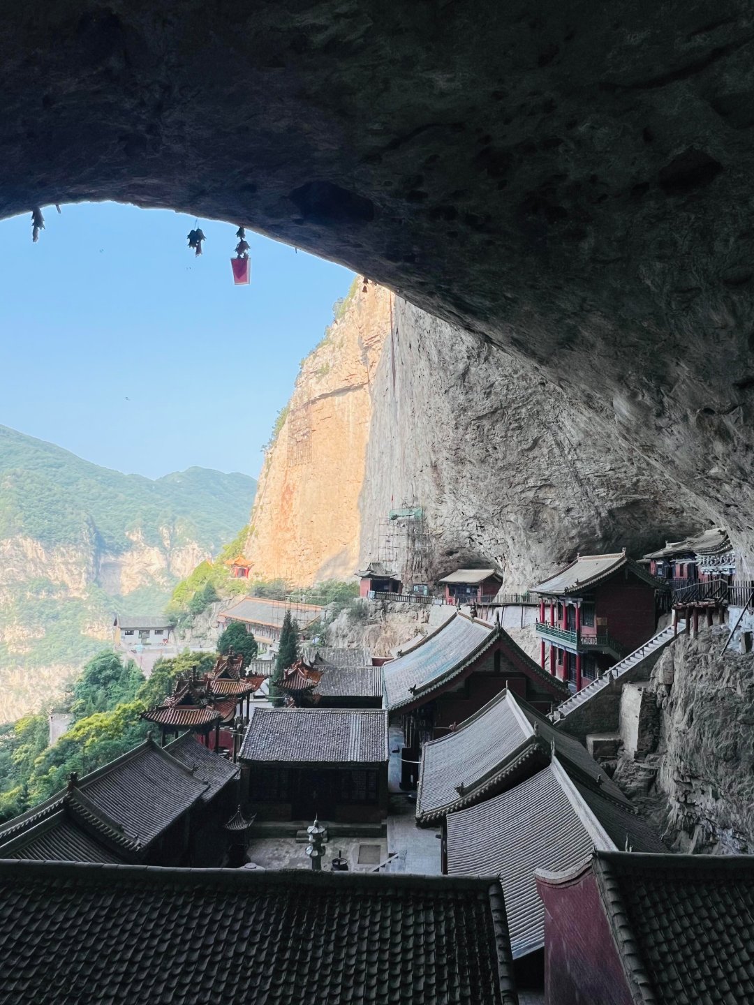 探索华夏文明｜ 晋中这条冷门神仙路线震撼到失语直接在酒店的平台观景区可以过去云峰