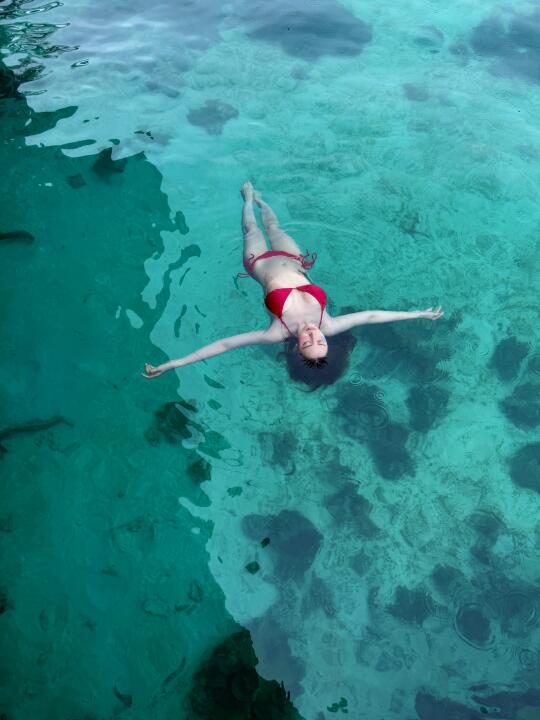 一整个被卡帕莱的碧蓝海治愈了🌊