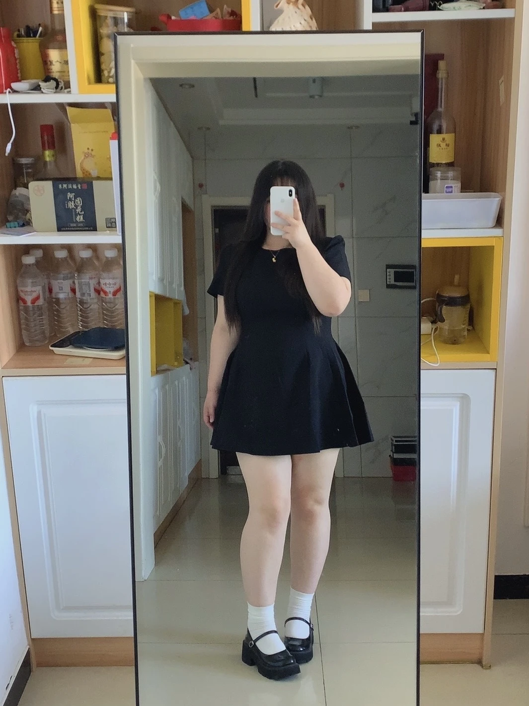 200斤｜这条裙子搭那个鞋子好看啊！！！