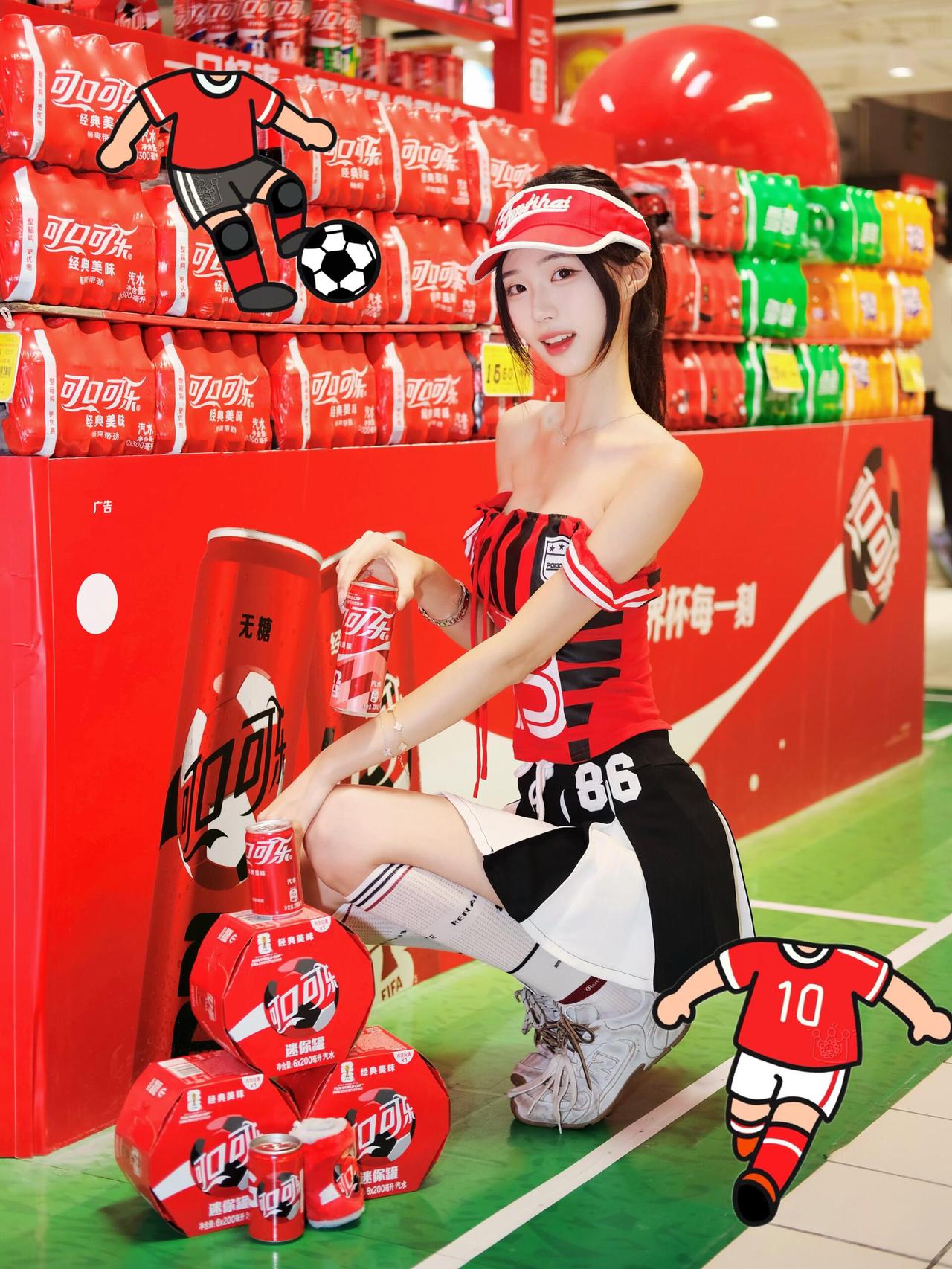 🥤｜戴上耳机，把世界杯的欢呼声调大⚽️这个夏天的快乐，是世界杯给的🥤