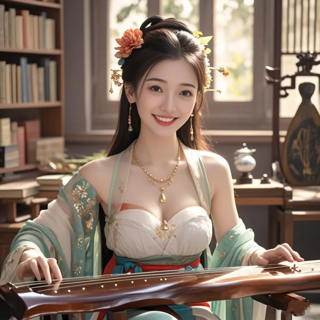 《月琴赋》
 
时维秋夕，景呈清幽。于林野之间，闻月琴之音流。灵雀栖枝，似为妙曲