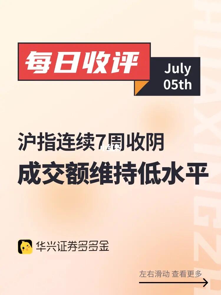今日收评｜沪指连续7周收阴📉