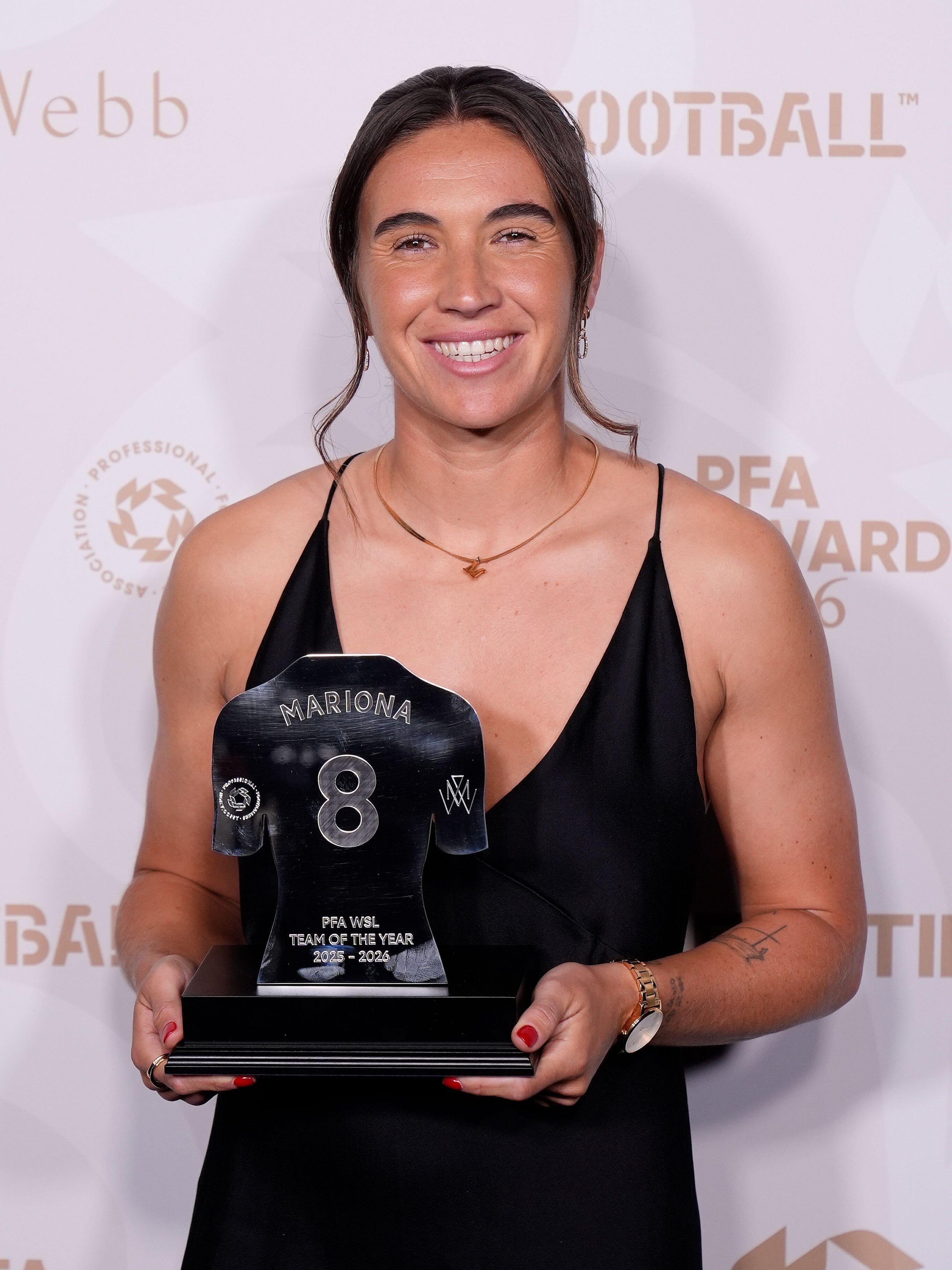 PFA年度颁奖典礼2026 获奖球员出炉（WSL & WSL2）WSL年度最佳球