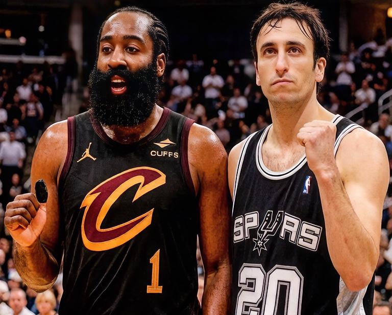 哈登：与马努比历史地位？我1常规赛MVP，3得分王，2助攻王，6最佳一阵，11届