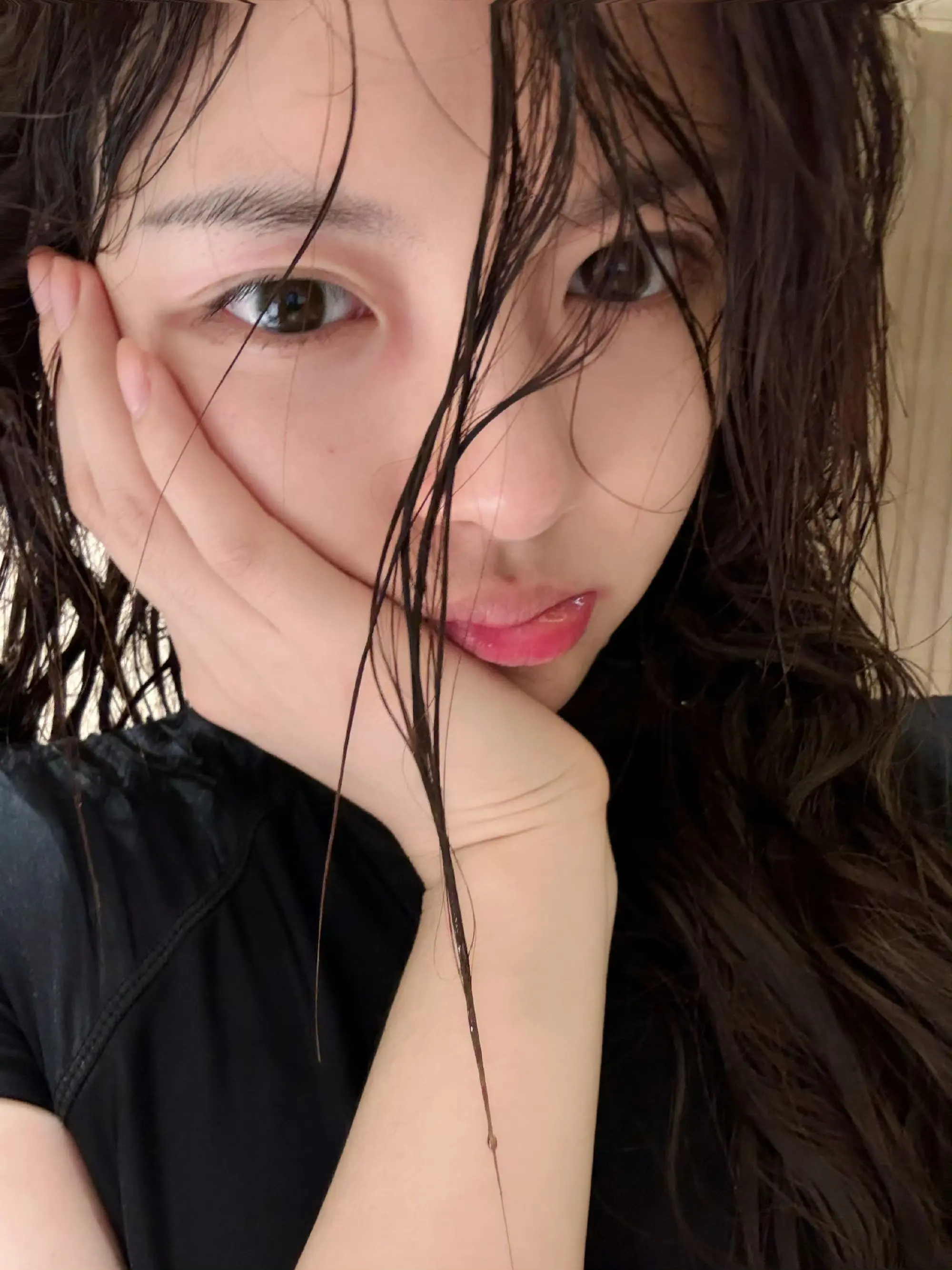啊啊啊杨超越你好美啊！湿发拍照cr杨超越