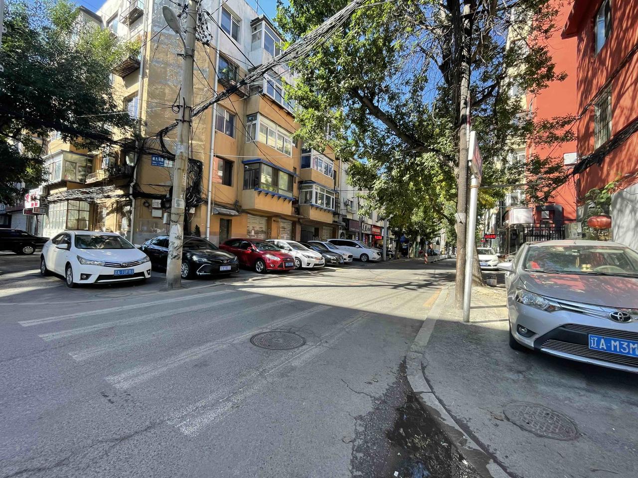 秋高气爽，十月的沈阳风景格外的美，但是，城市里的违停车辆堵住了来时路就不美丽了？