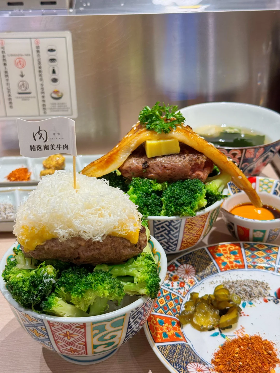 在广州正佳‼️人均60+吃牛肉堡➕米饭🍚