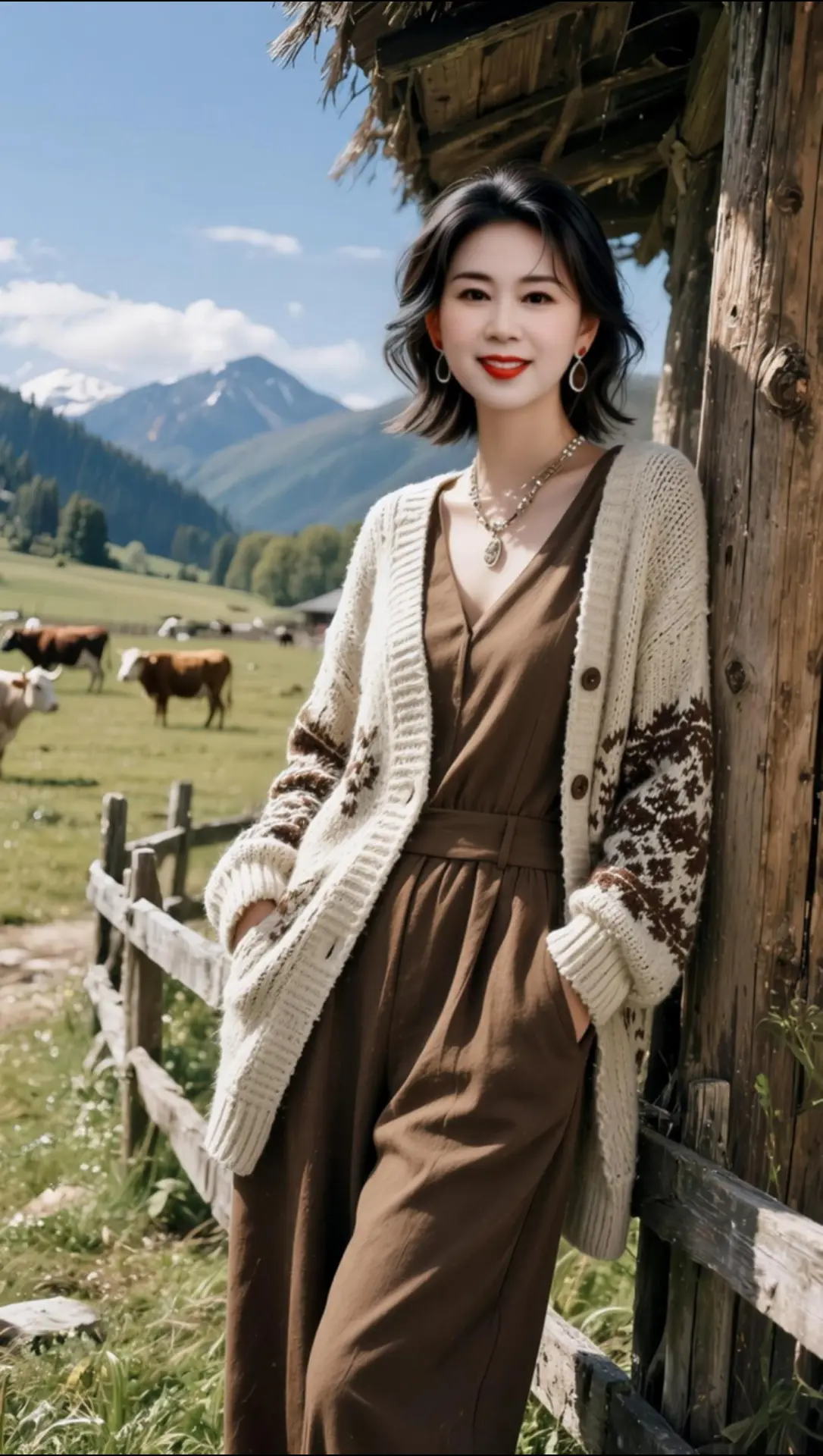 AI田园森系照 随变ai随便玩