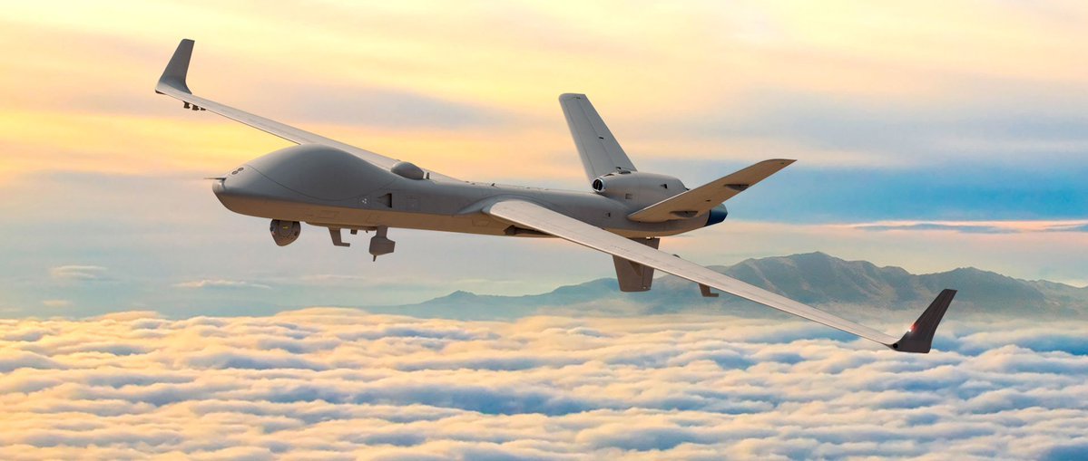 🔻印度签署了一份价值 2.03 亿美元的协议，租用两架 MQ-9B“海卫士”无
