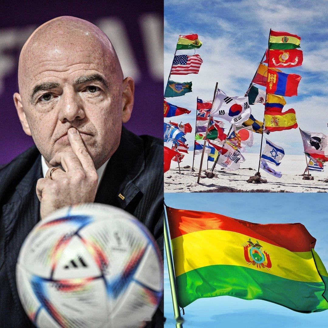 “我们要把世界杯带到玻利维亚。”国际足联主席詹尼·因凡蒂诺访问拉巴斯时说道。⚠️