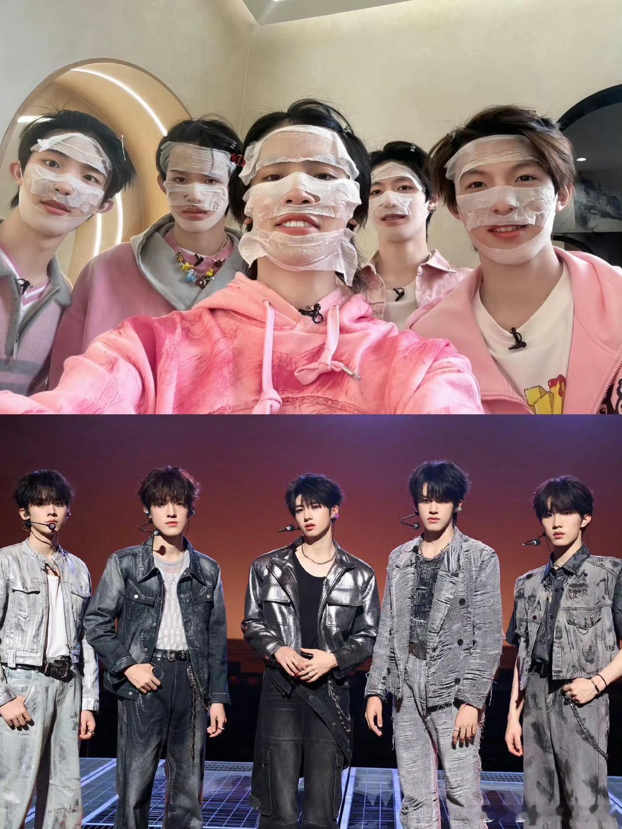 登陆少年线上线下反差感登陆少年线上线下两幅面孔舞台上酷飒炸场，镜头下软萌可爱；网