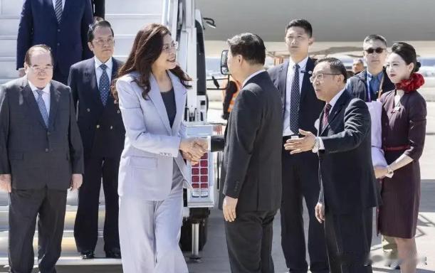 吴成典4月7号在松山机场当着所有镜头喊出一句——国共两党一起放下人民内部的矛盾，