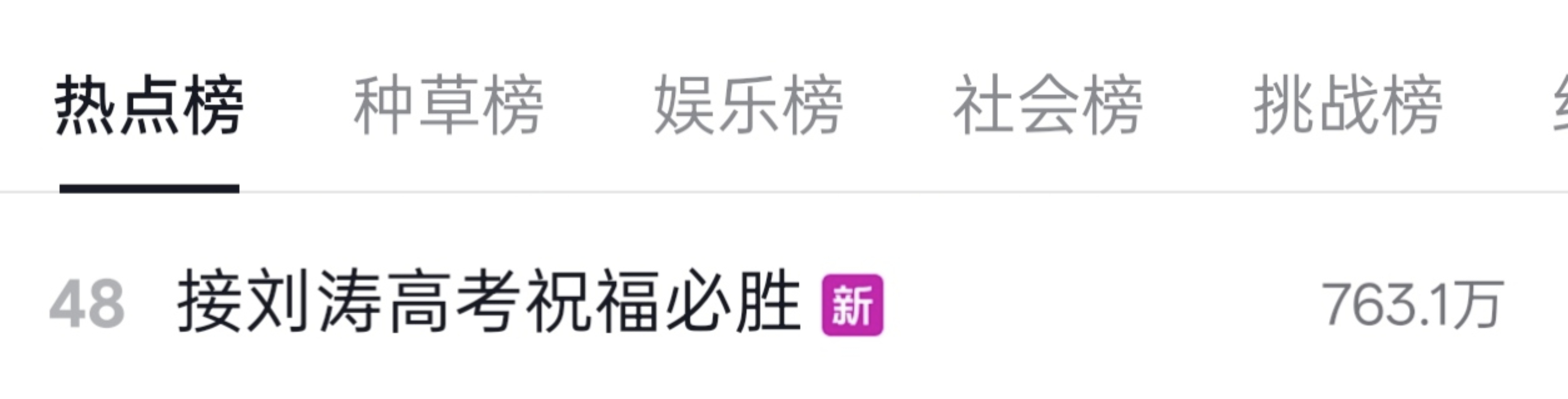 接刘涛高考祝福必胜上热点榜✅ 