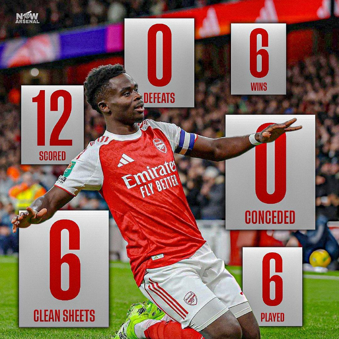 2025年10月的阿森纳将被载入史册，成为最完美的月份。6场比赛，6胜0负，进1