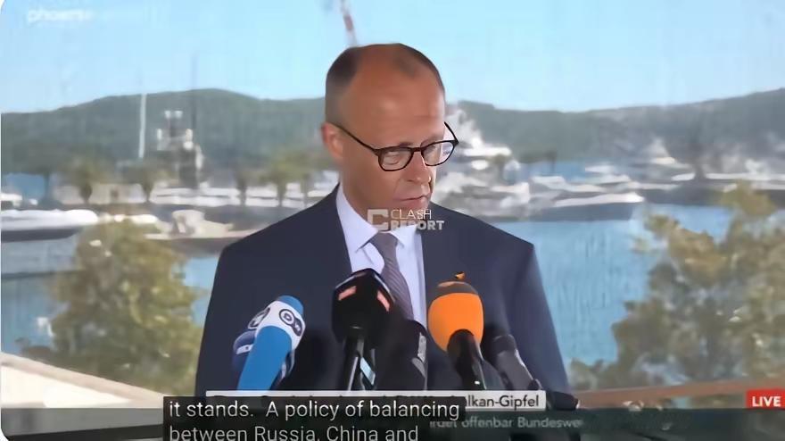 必须选边站队！德国总理默茨在欧盟-西巴尔干峰会期间表示，塞尔维亚“不能在俄罗斯、