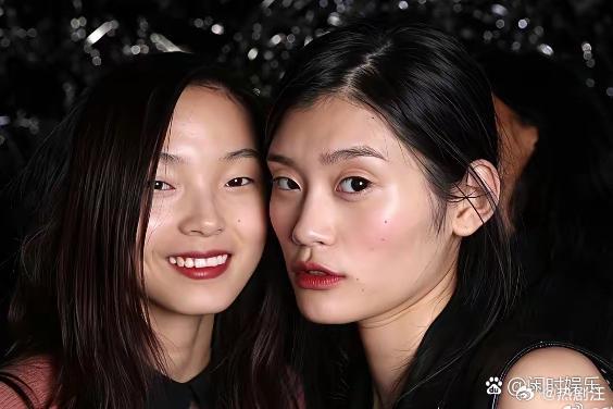 看到奚梦瑶当模特的照片我惊呆了，原来她说这张脸花了很多钱是真的。 