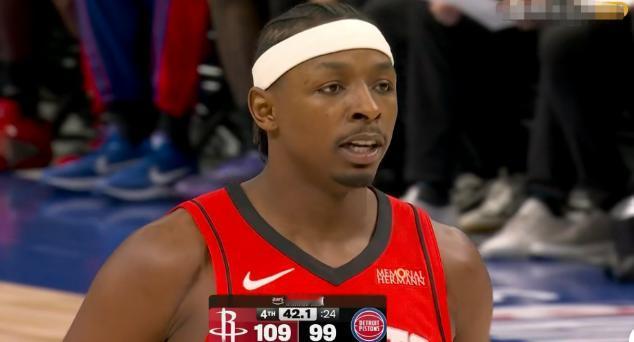 建议火箭主帅乌度卡增加泰特的上场时间！在今天火箭客场以111：104战胜活塞的比