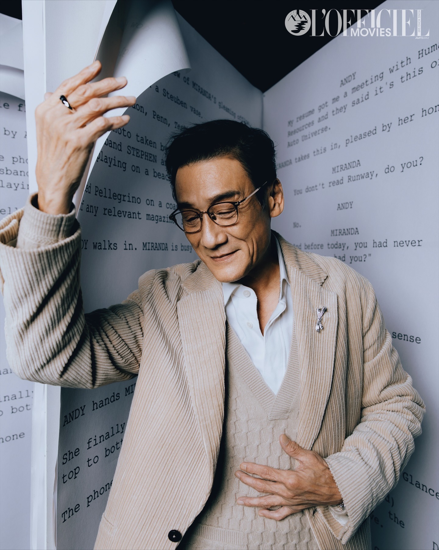 第44届香港电影金像奖LOFFICIELmoviesCover📷：梁家辉、张继